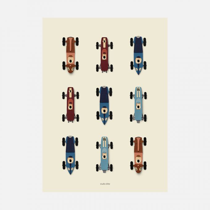 Studio Ditte Poster 50x70cm | Raceauto's