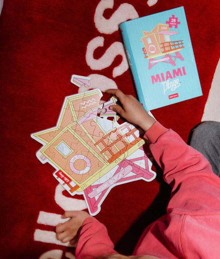 Hello Hossy Vormpuzzel 24 st | Miami Plage