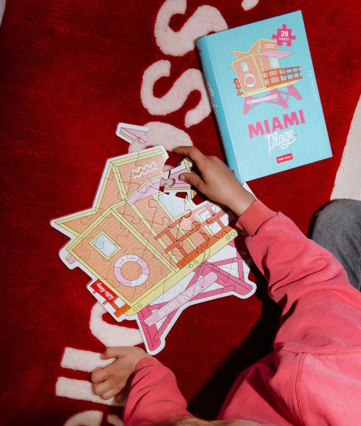 Hello Hossy Vormpuzzel 24 st | Miami Plage