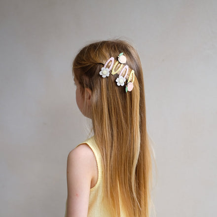 Mimi & Lula Haaraccessoires | Peach Blossom Clic Clacs