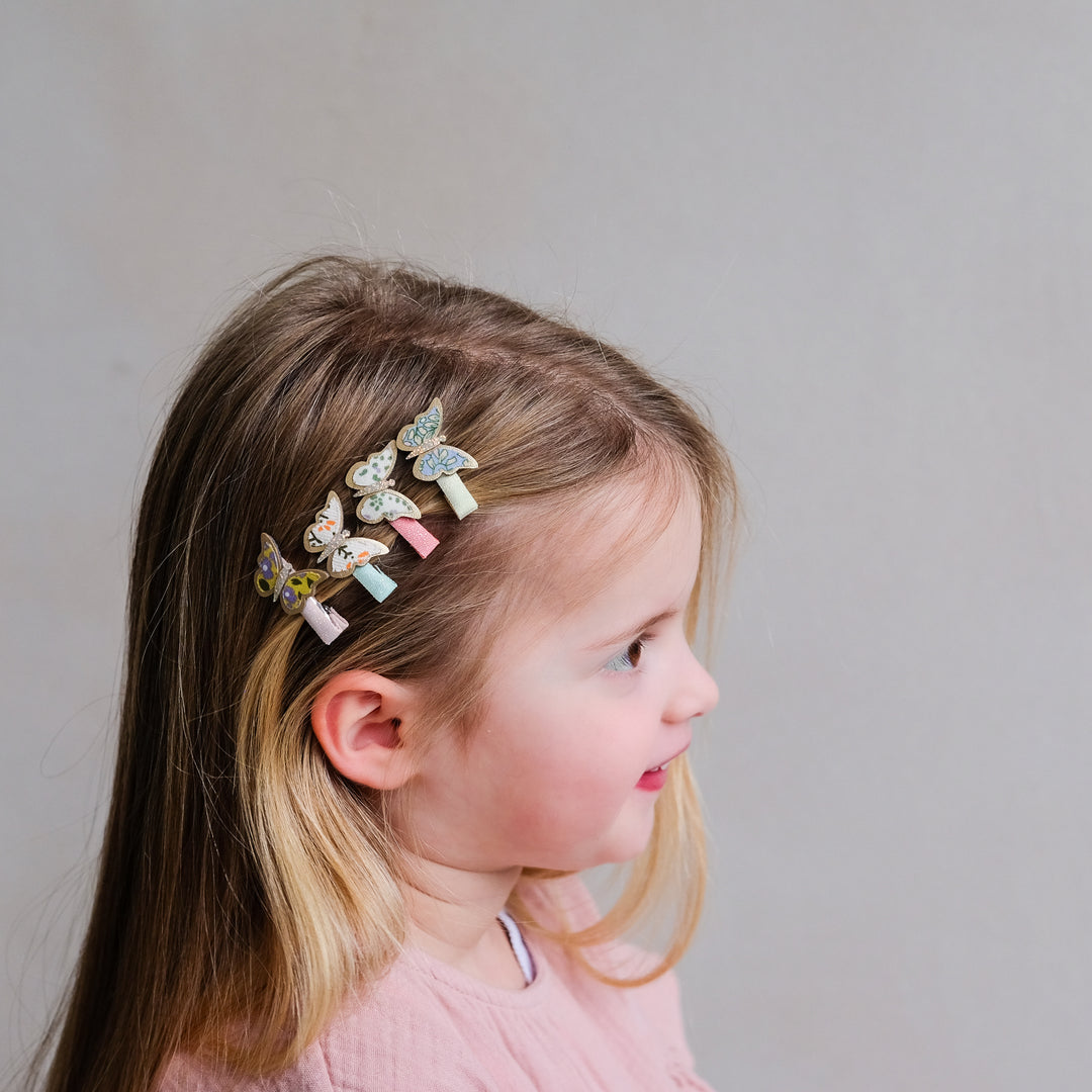 Mimi & Lula Haaraccessoires | Floral Butterfly Mini Clips