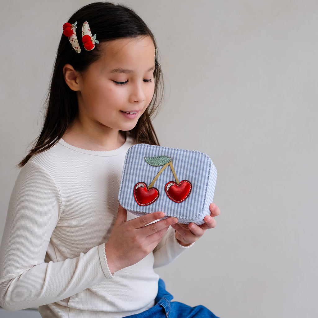 Mimi & Lula Haaraccessoires | Pom Pom Cherries Clic Clacs