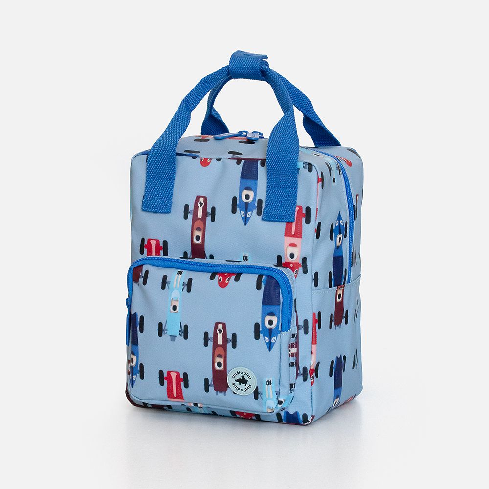 Studio Ditte Rugzak Kleuter Small | Race Car Blue