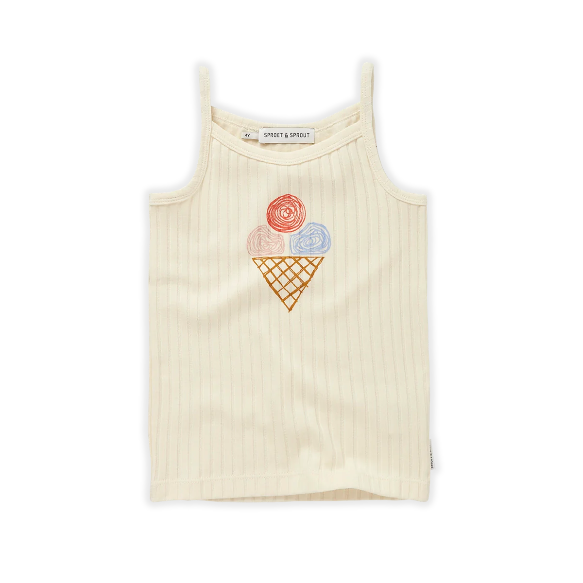 Sproet & Sprout Strap Top | Girls Ice Cream*