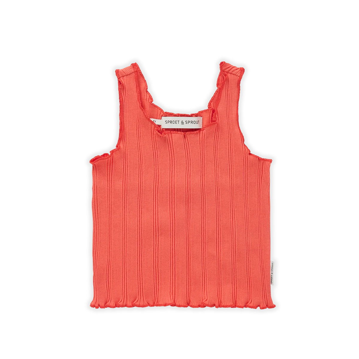 Sproet & Sprout Rib Singlet Top | Coral*