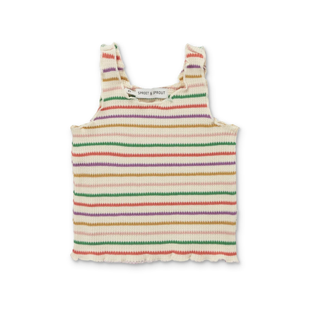 Sproet & Sprout Waffle Singlet Top*