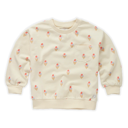 Sproet & Sprout Sweatshirt | Pocket Ice Cream Print*