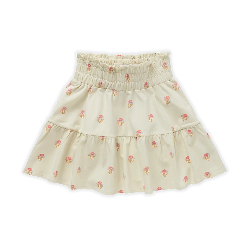 Sproet & Sprout Smock Rok | Ice Cream Print*