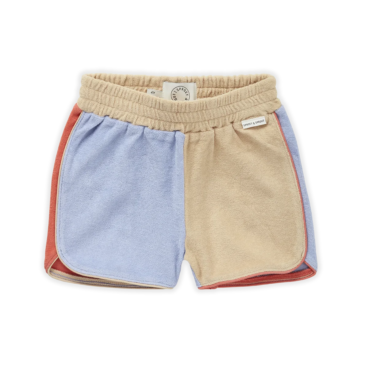 Sproet & Sprout Terry Sport Short | Colourblock*