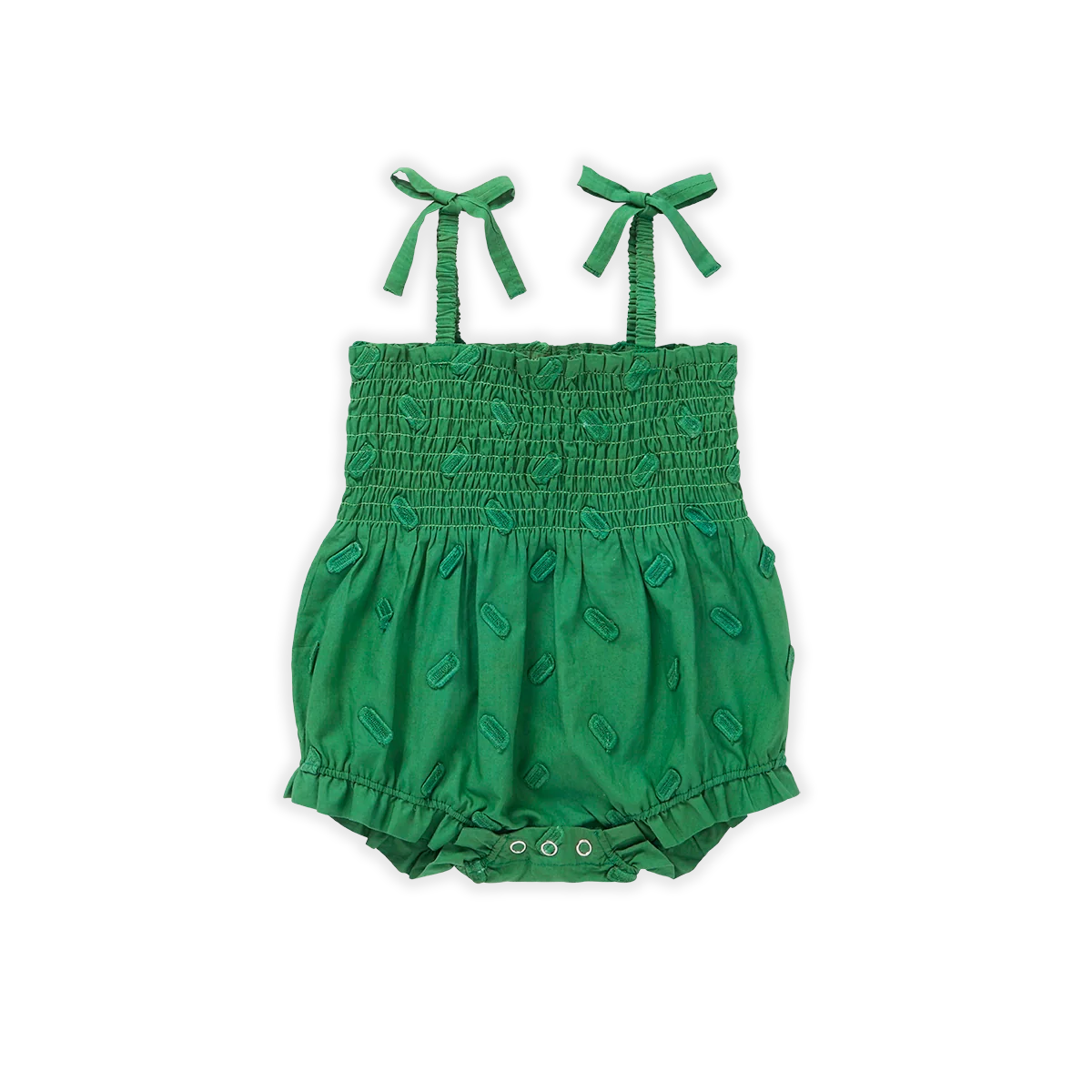 Sproet & Sprout Romper | Smock Mint*