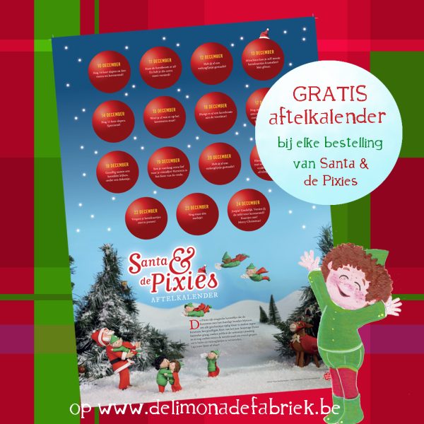 De Spiekpietjes Leesboek Hoe De Kerstman De Kerstman Werd, de cover van Santa en de Pixies