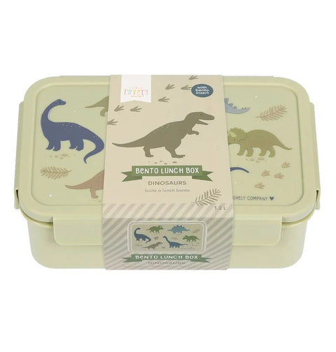 A Little Lovely Company Lunch Box Met Verdeelvakjes | Dinosaurussen