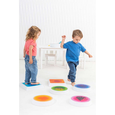 Amaya Set 3 Stap Stenen met LED Licht