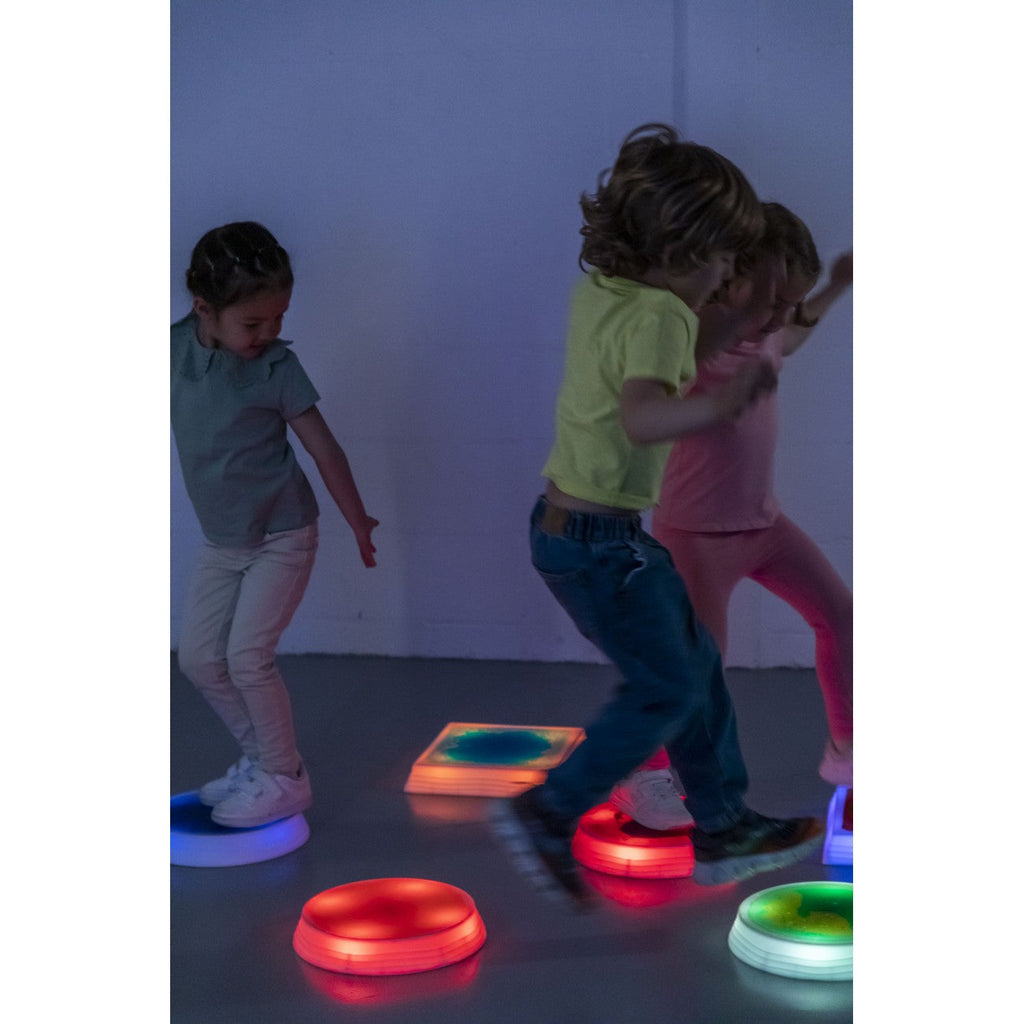 Amaya Set 3 Stap Stenen met LED Licht