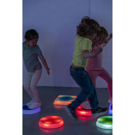Amaya Set 3 Stap Stenen met LED Licht