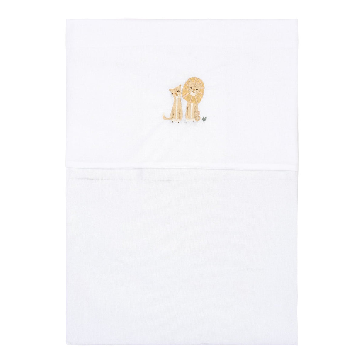 Little Dutch Wieglaken Leeuw 70x100 cm Safari Wonders | Wit