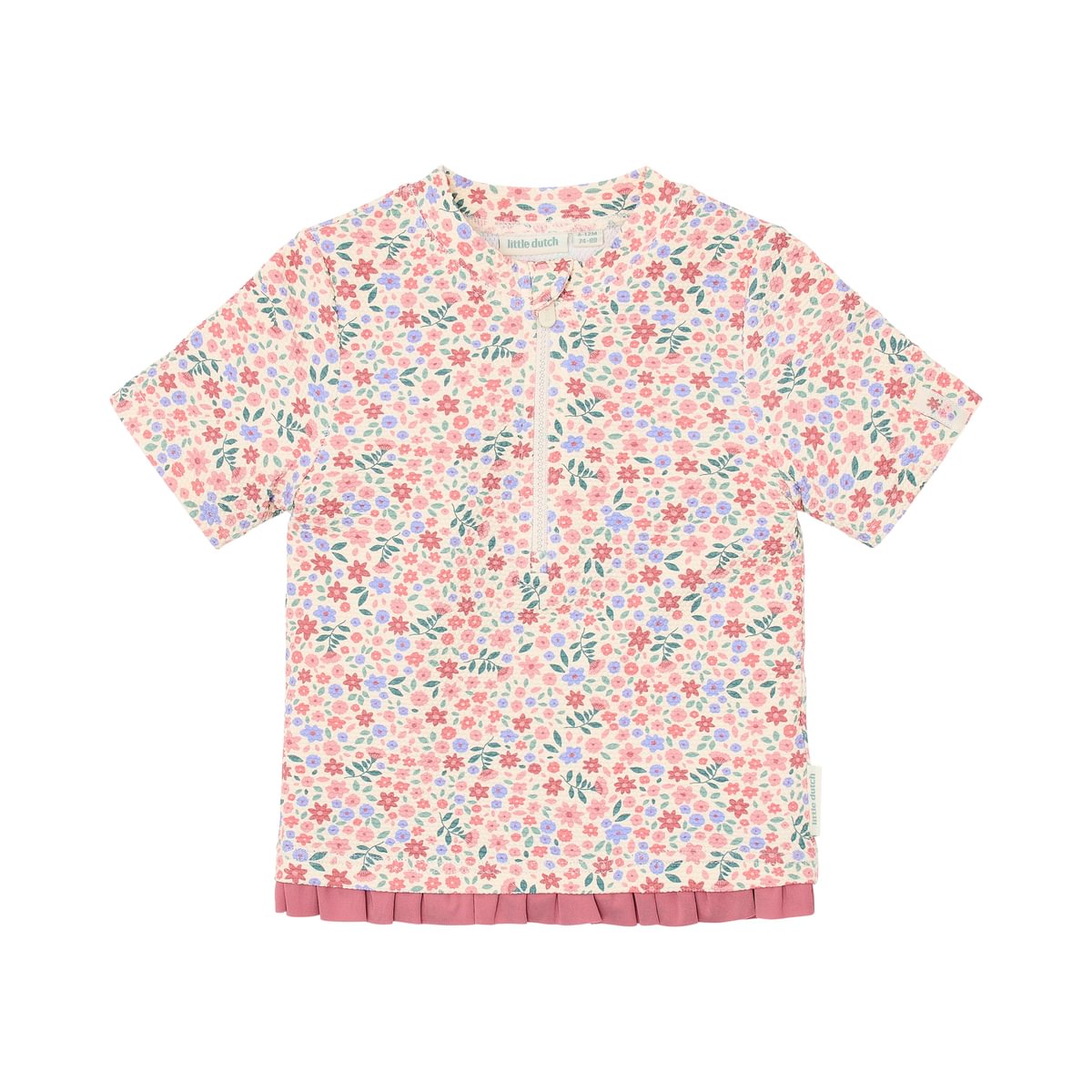 Little Dutch UV Zwemshirt Korte Mouwen | Dreamy Flowerfield