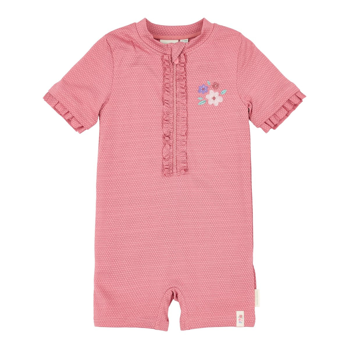 Little Dutch UV Zwempak Korte Mouwen | Dreamy Pink Sparkle