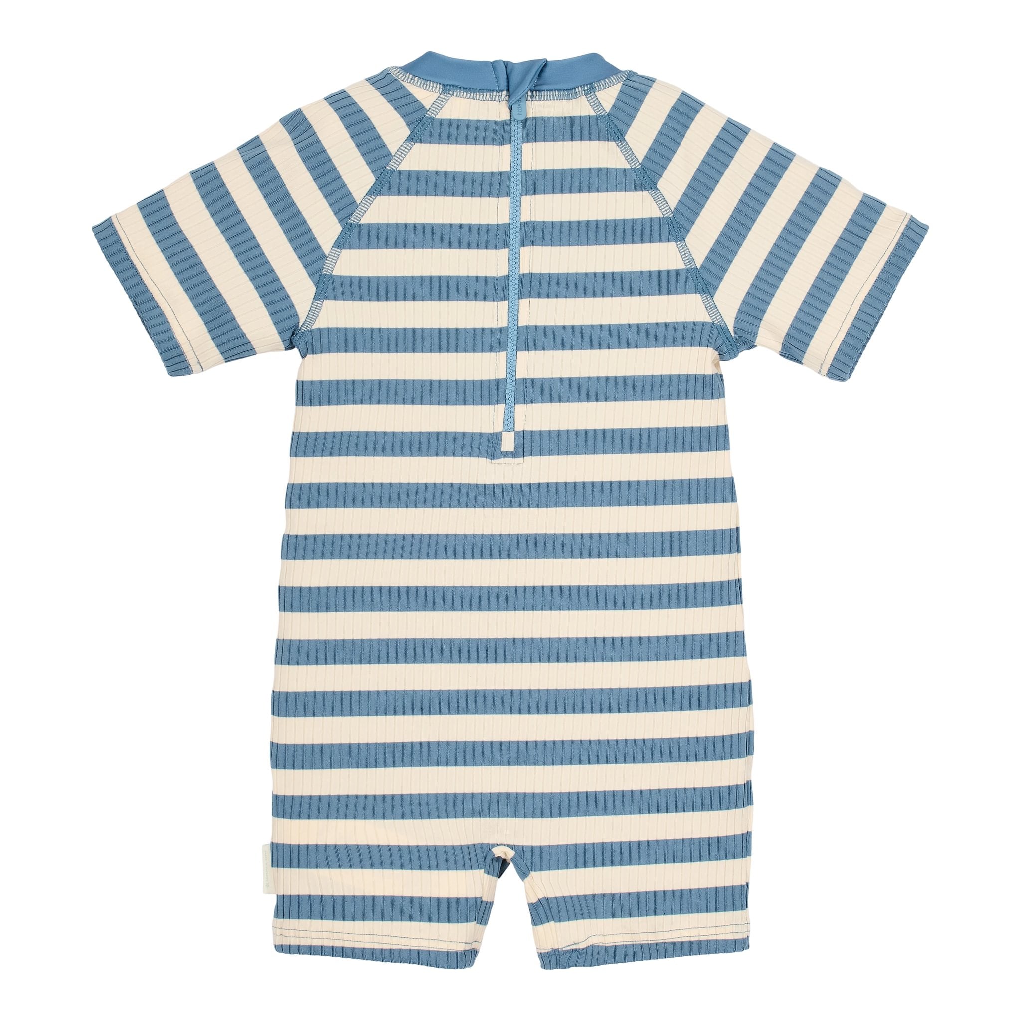 Little Dutch UV Zwempak Korte Mouwen | Ocean Blue Stripes