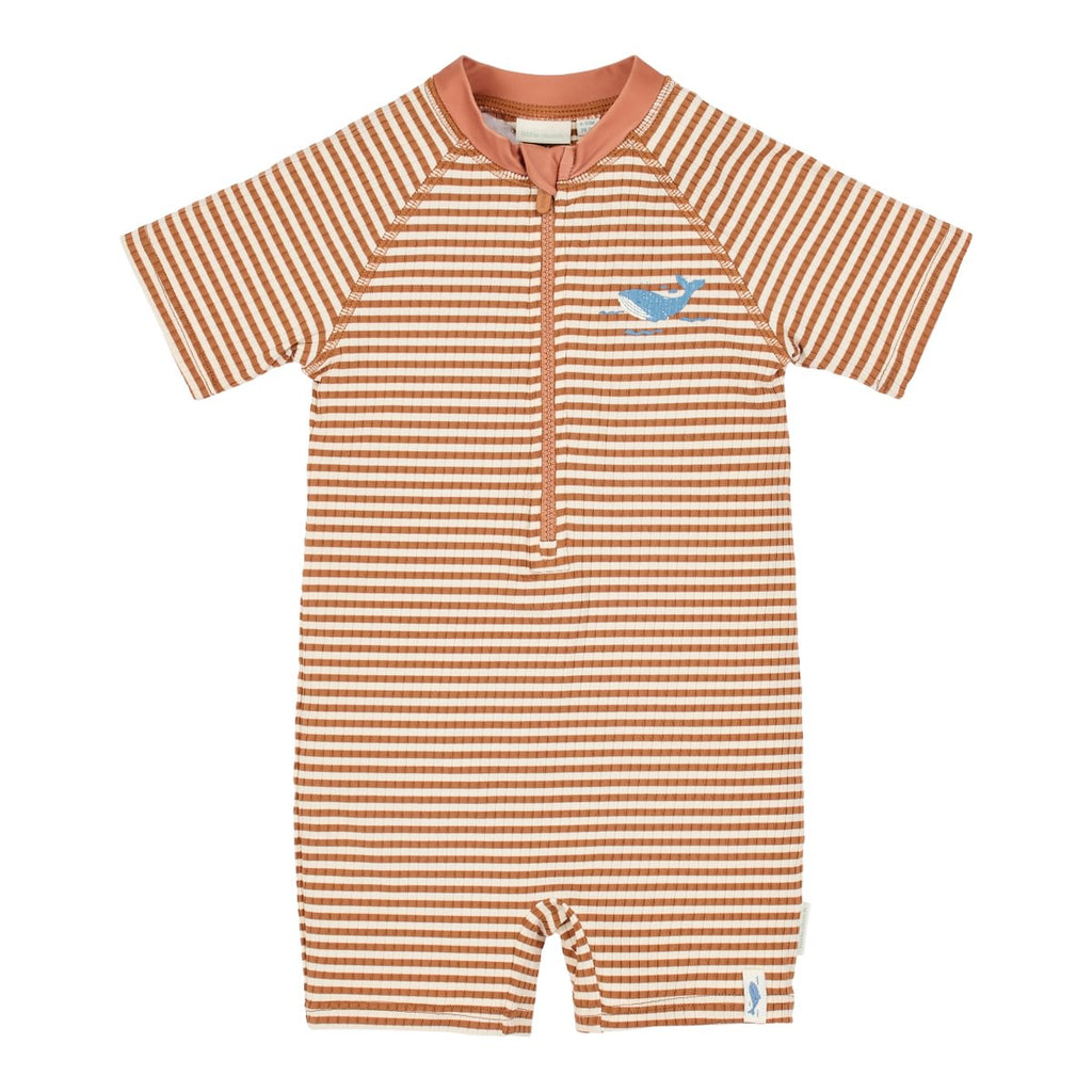Little Dutch UV Zwempak Korte Mouwen | Ocean Brow Stripes
