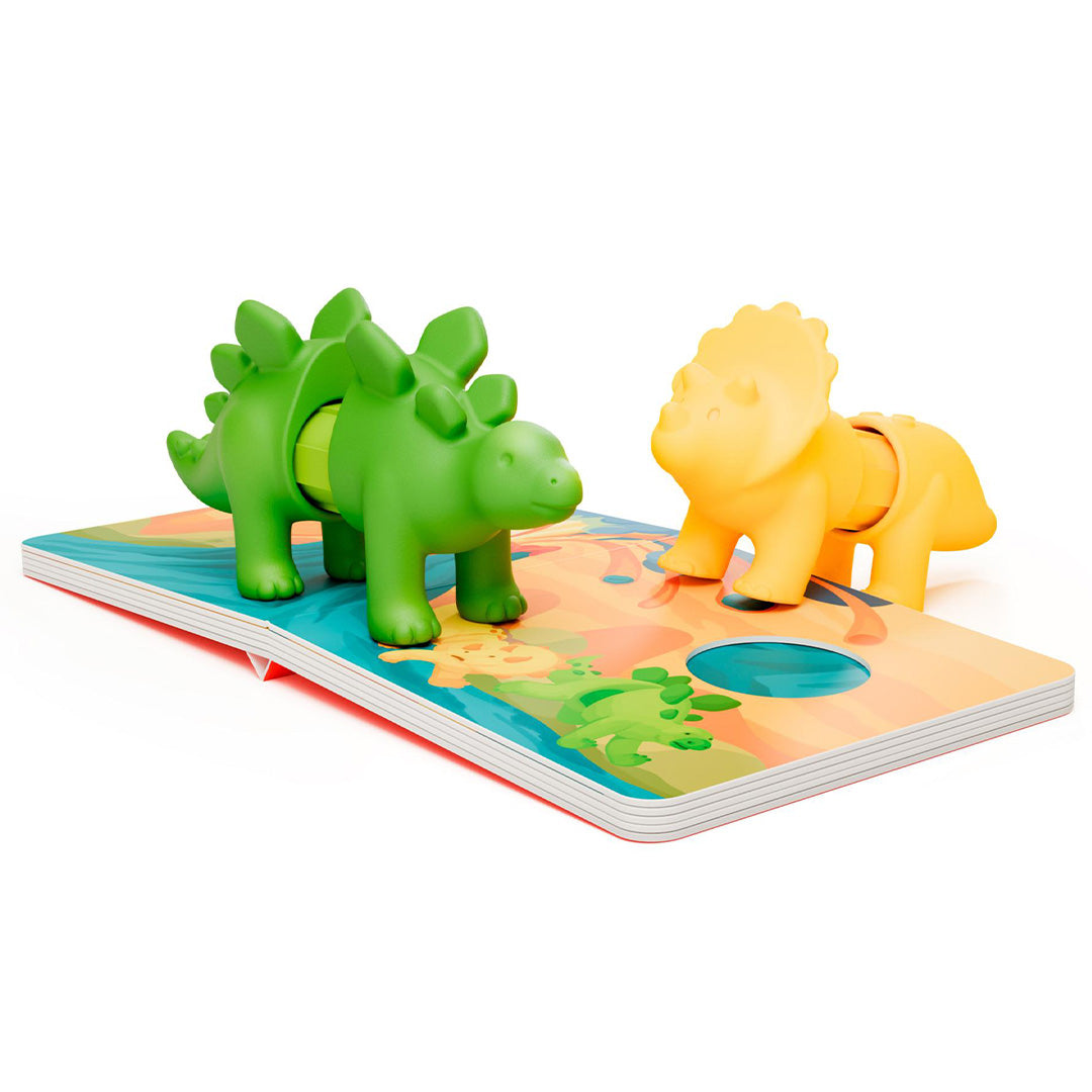 Smartgames SmartMax Story Books Dinosaurs, de magnetische bouwset met dinofiguren
