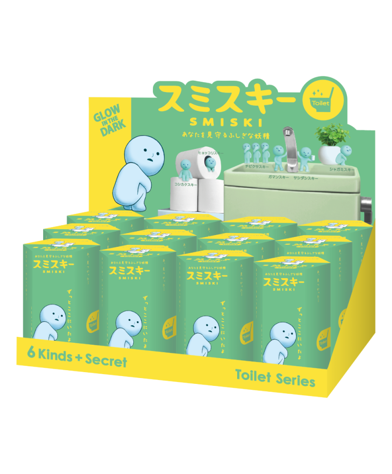 Smiski Gelukspopje Glow In The Dark | Toilet Series (Max 2 Stuks)