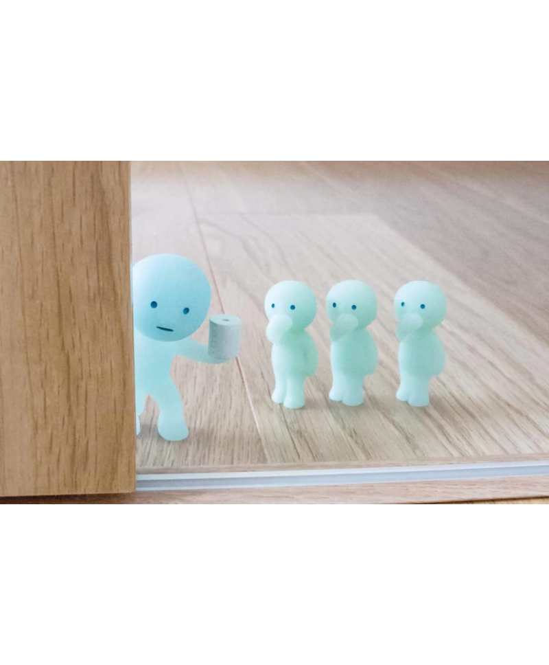 Smiski Gelukspopje Glow In The Dark | Toilet Series (Max 2 Stuks)