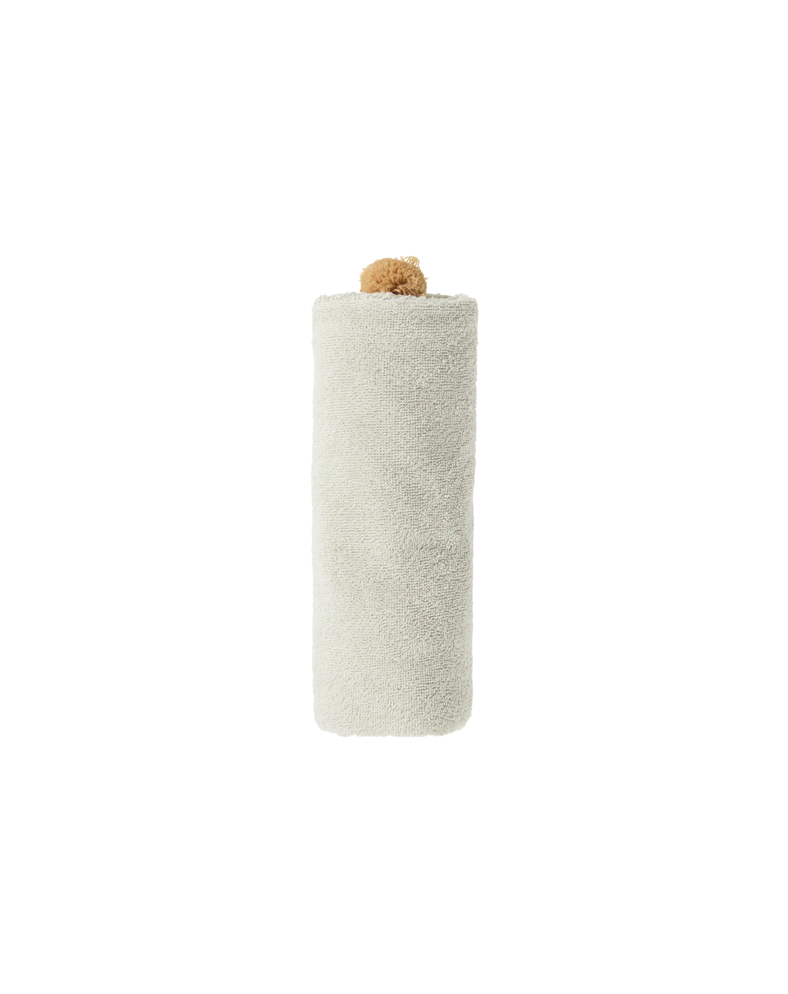 * Nobodinoz So Cute Badcape Met Pompom Organisch Katoen | Sage Green