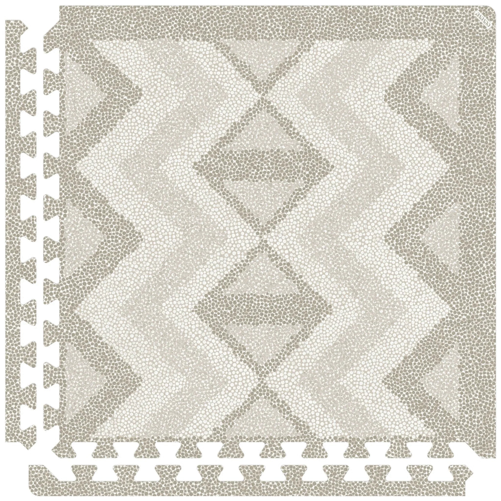 Eeveve Speeltapijt Foam Puzzel | Kilim Feather Grey