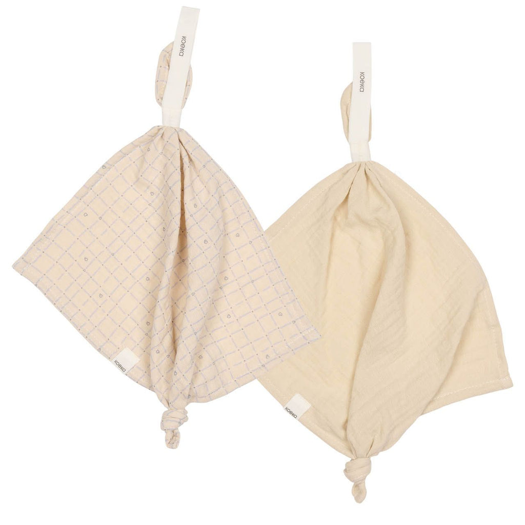 Koeka Speendoekje 2-Pack Lind | Warm White