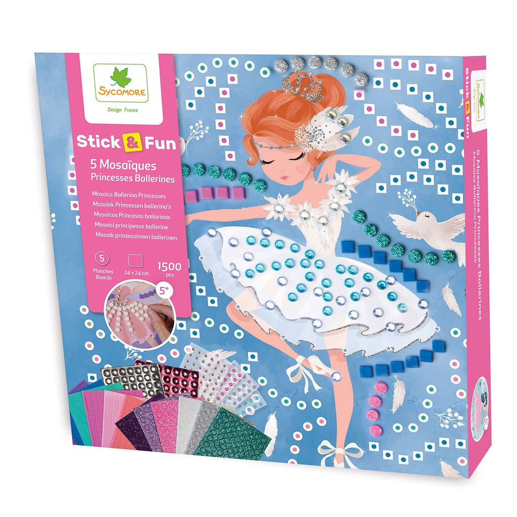Sycomore Stick & Fun Mozaïek Ballerina-prinsessen in de verpakking