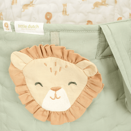 Little Dutch Opbergmand Groot Safari Leo 35x45 cm | Groen