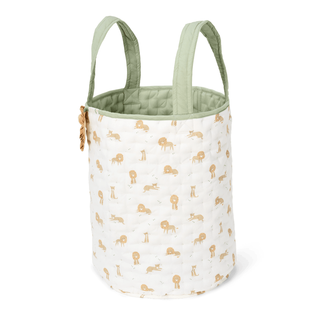Little Dutch Opbergmand Groot Safari Leo 35x45 cm | Groen