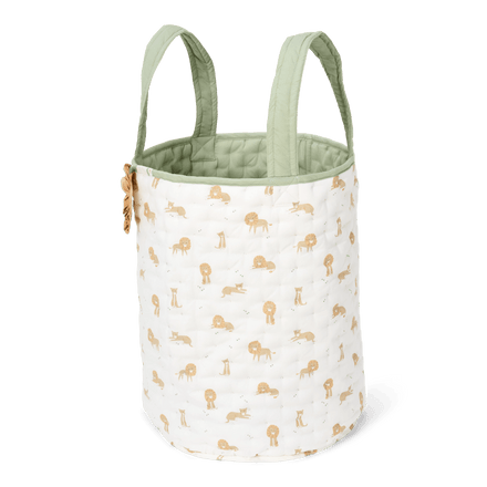 Little Dutch Opbergmand Groot Safari Leo 35x45 cm | Groen