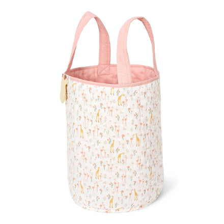 Little Dutch Opbergmand Omkeerbaar Blooming Safari 35x45 cm | Roze