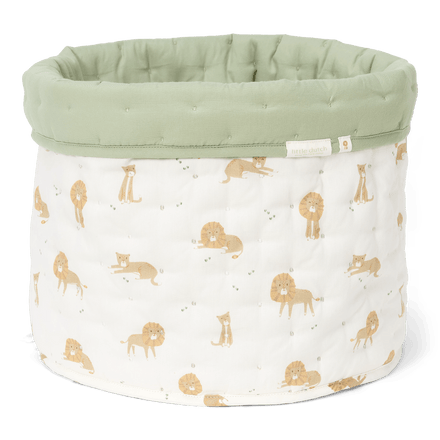 Little Dutch Opbergmand Medium Safari Leo 30x25 cm | Groen