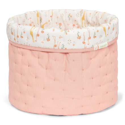 Little Dutch Opbergmand Omkeerbaar Blooming Safari 30x25 cm | Roze