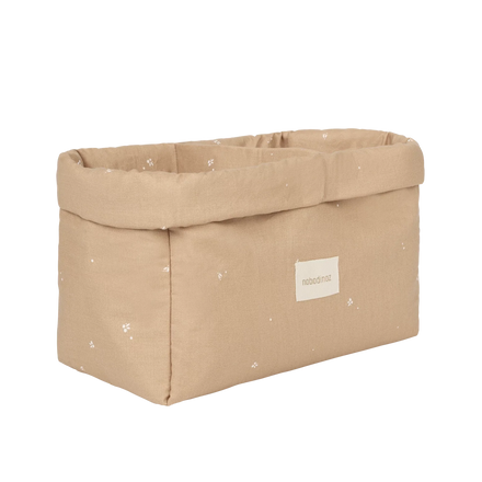 * Nobodinoz Stories Dubbele Opbergmand 30x20x15cm | Blush Little Cherries*