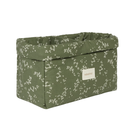 Nobodinoz Stories Dubbele Opbergmand 30x20x15cm | Green Jasmine