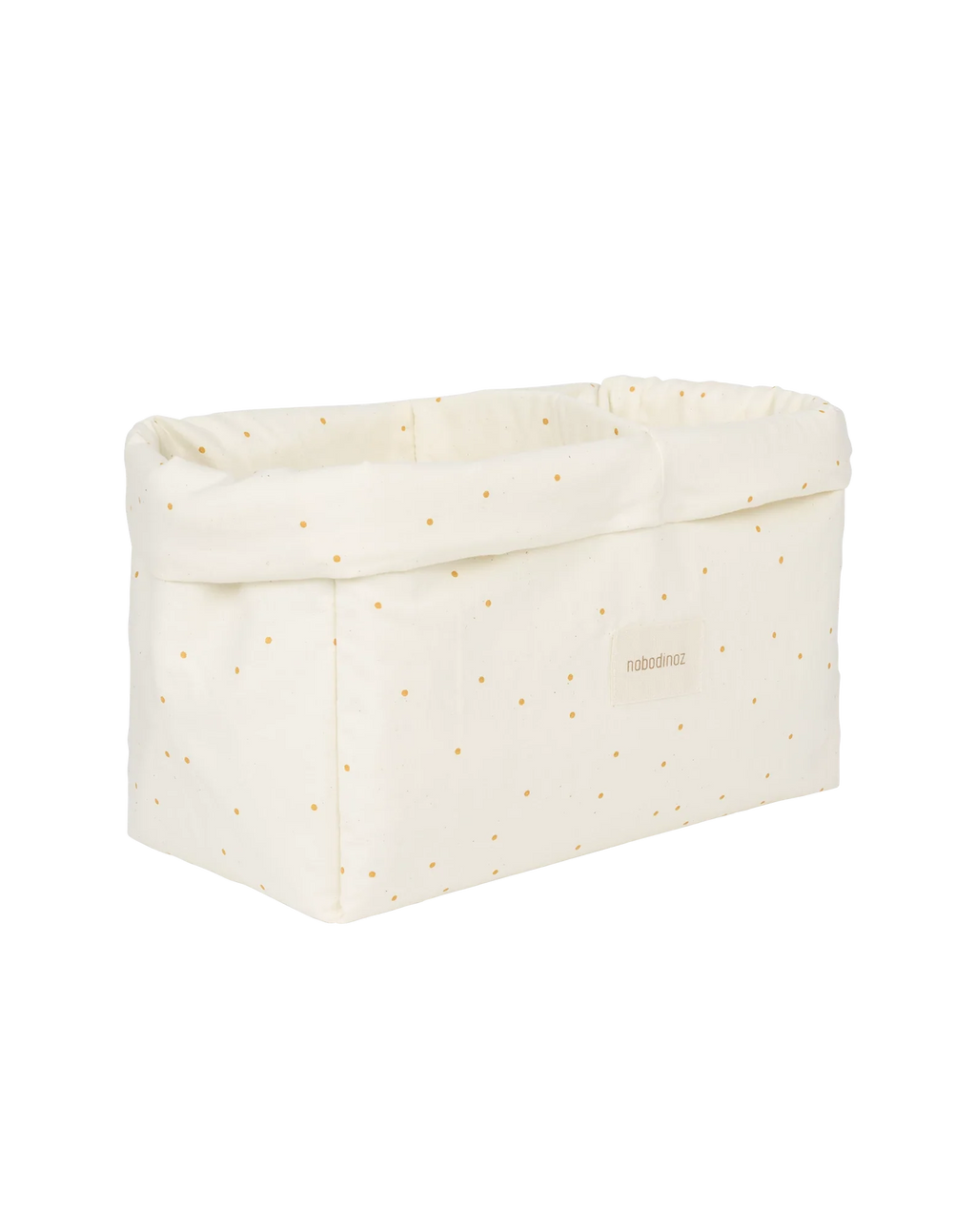 * Nobodinoz Stories Dubbele Opbergmand 30x20x15cm | Honey Sweet Dots Natural