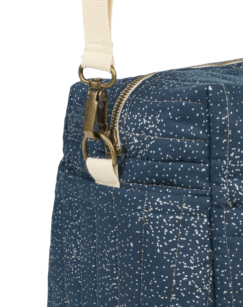 * Nobodinoz Stories Buggy Luiertas 40x30x25cm | Gold Bubble/ Night Blue