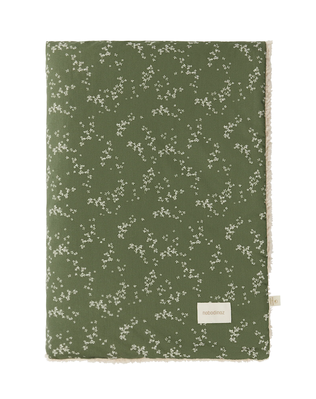 Nobodinoz Stories Winter Newborn Deken 70x100cm | Green Jasmine