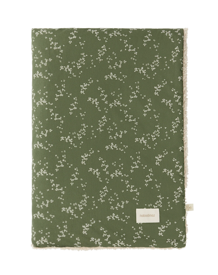 Nobodinoz Stories Winter Newborn Deken 70x100cm | Green Jasmine