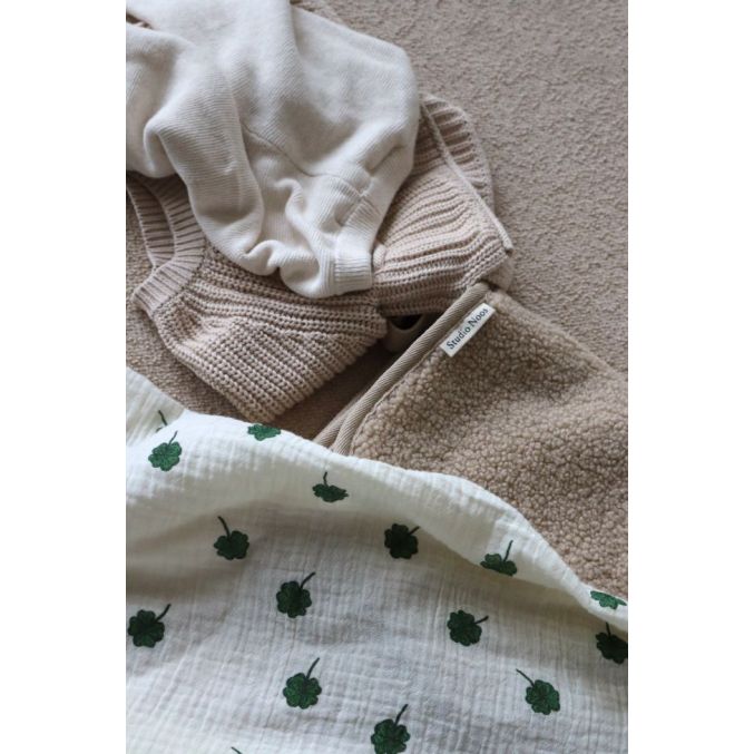 Studio Noos Tetra doek | White Clover 70x70 cm