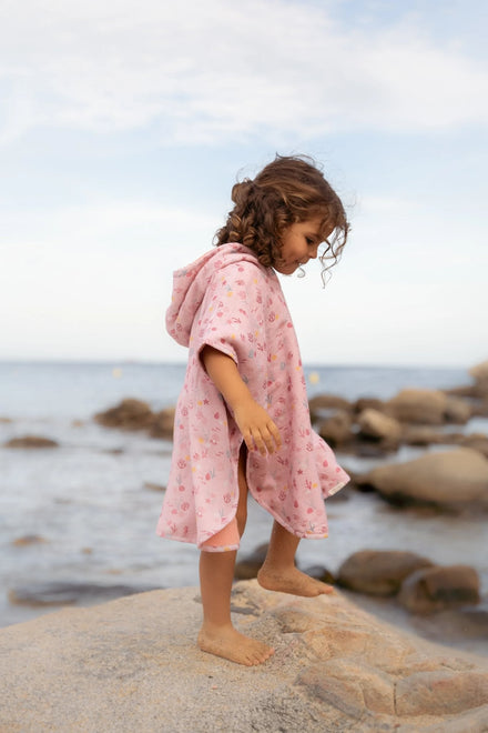 Little Dutch Badponcho 2-6Y Ocean Treasures Multi-Colour