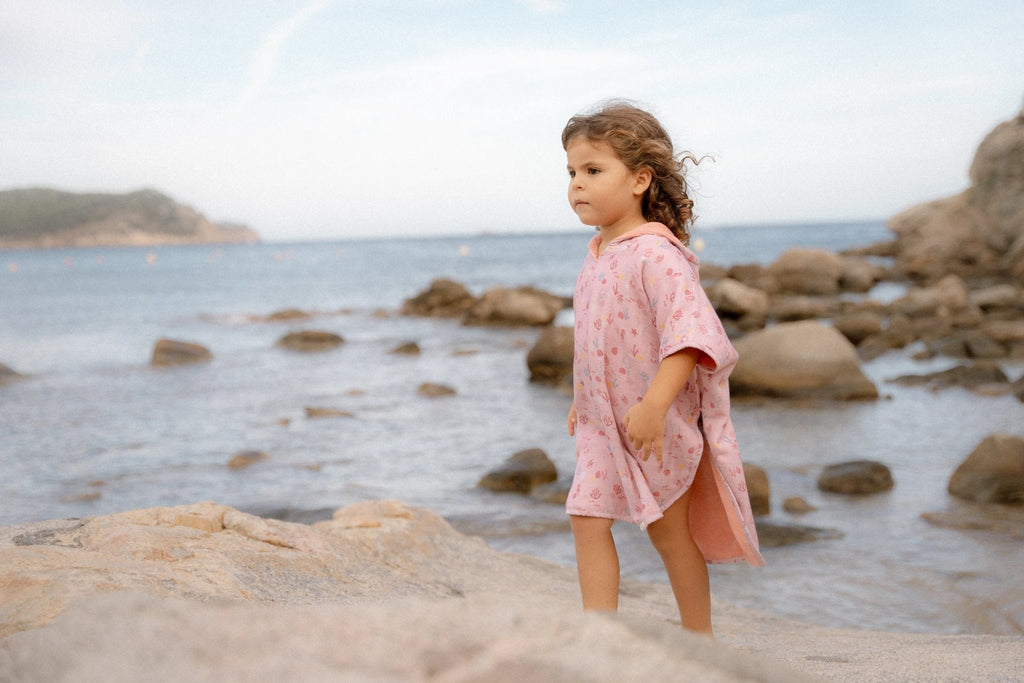 Little Dutch Badponcho 2-6Y Ocean Treasures Multi-Colour