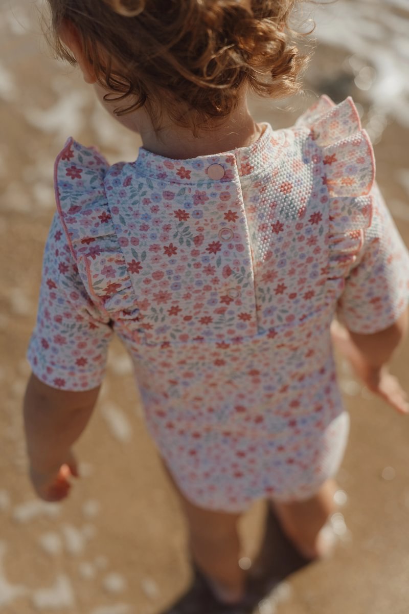 Little Dutch UV Zwempak Korte Mouwen | Dreamy Flowerfield