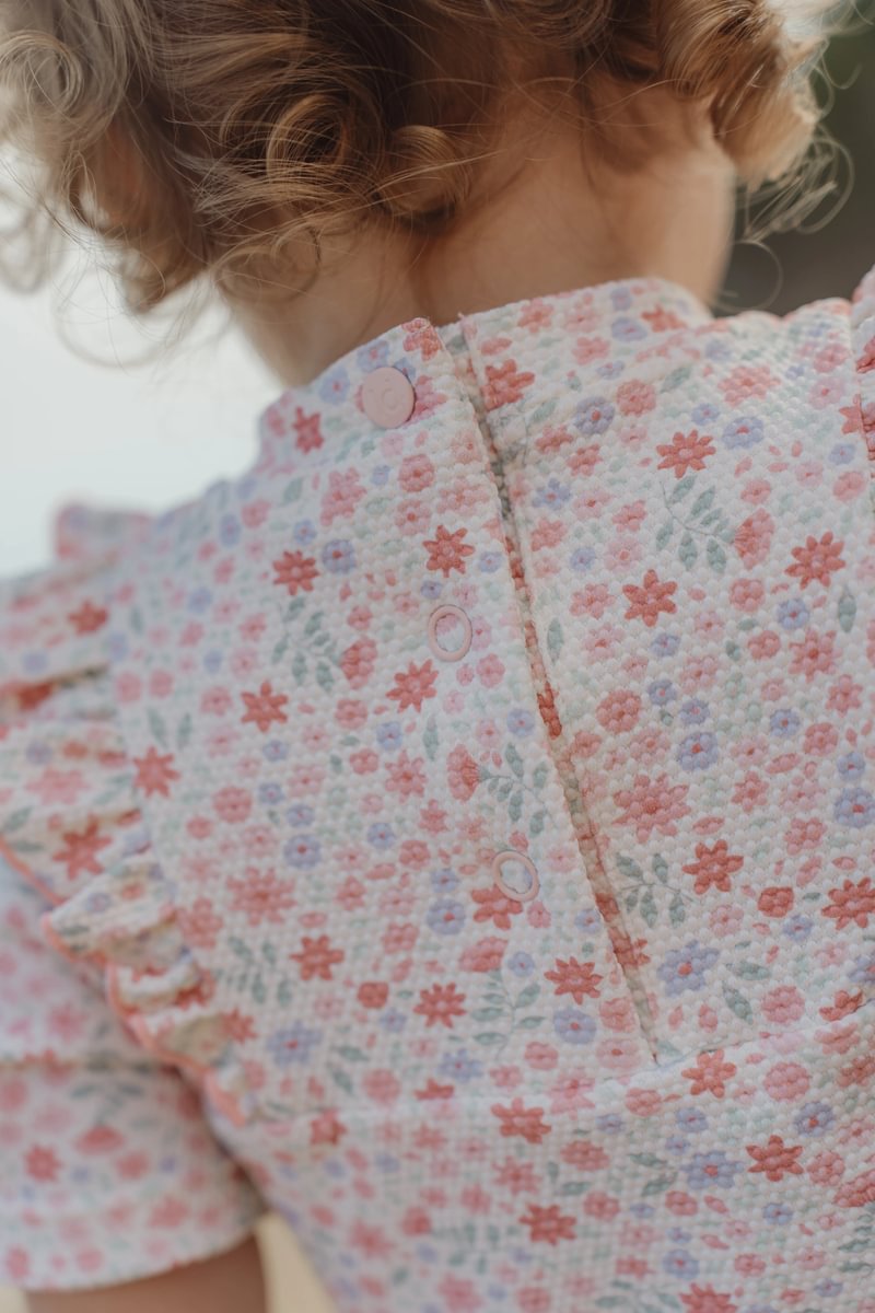Little Dutch UV Zwempak Korte Mouwen | Dreamy Flowerfield