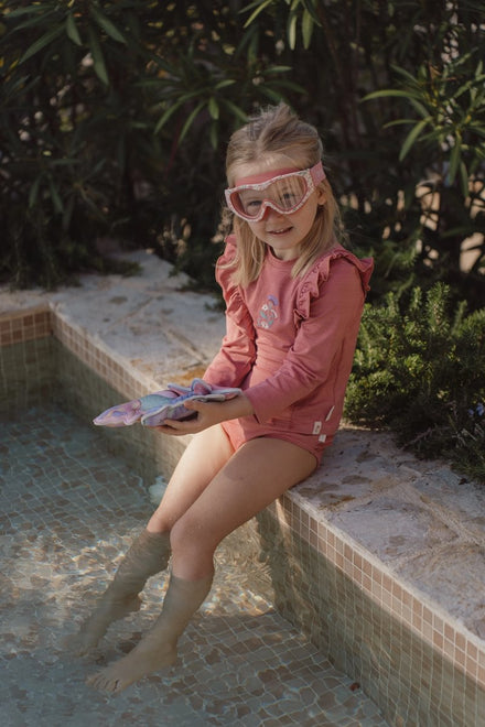 Little Dutch Zwemshirt Lange Mouwen | Dreamy Pink Sparkle