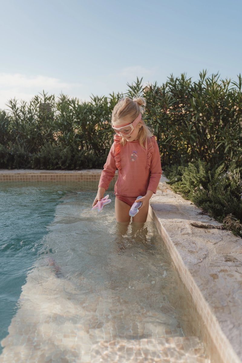 Little Dutch Zwemshirt Lange Mouwen | Dreamy Pink Sparkle